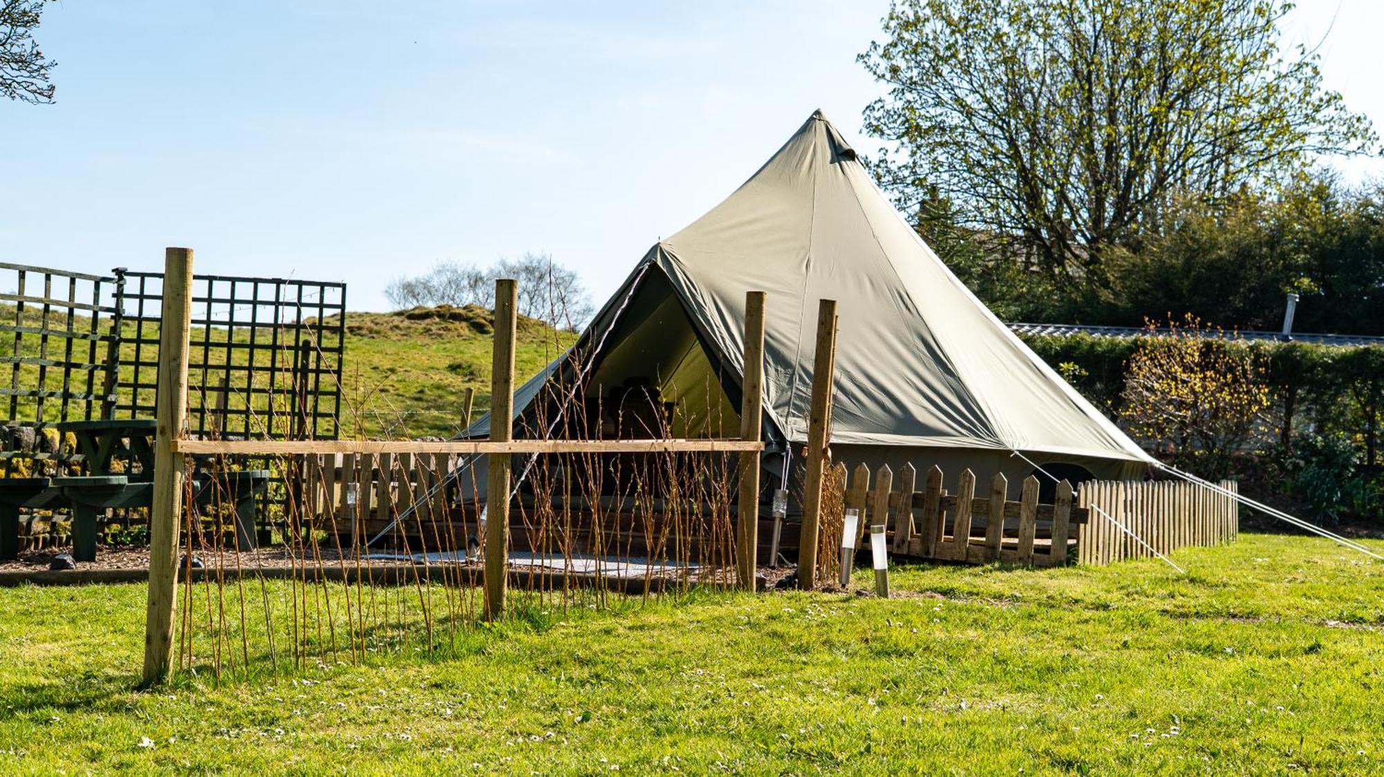Bluebell Bell Tent The Roaches Upper Hulme Buitenkant foto
